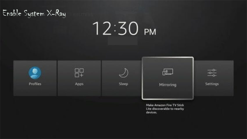 Enable System X-Ray
