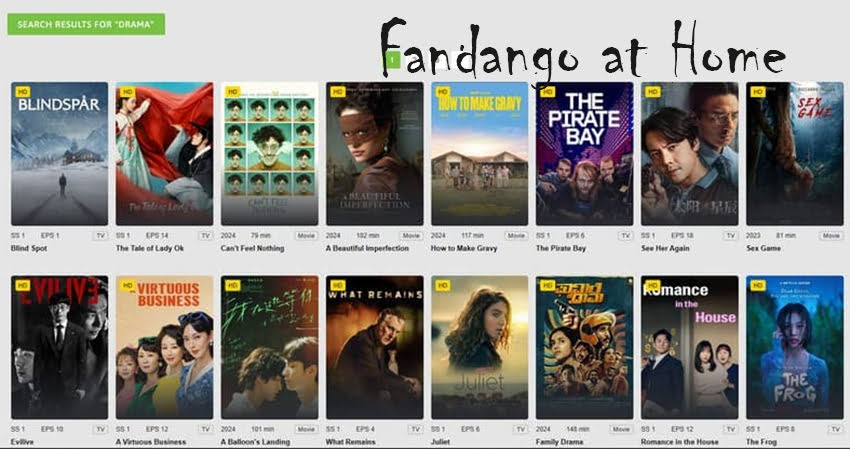 Fandango at Home