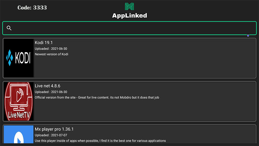 Code: 3333