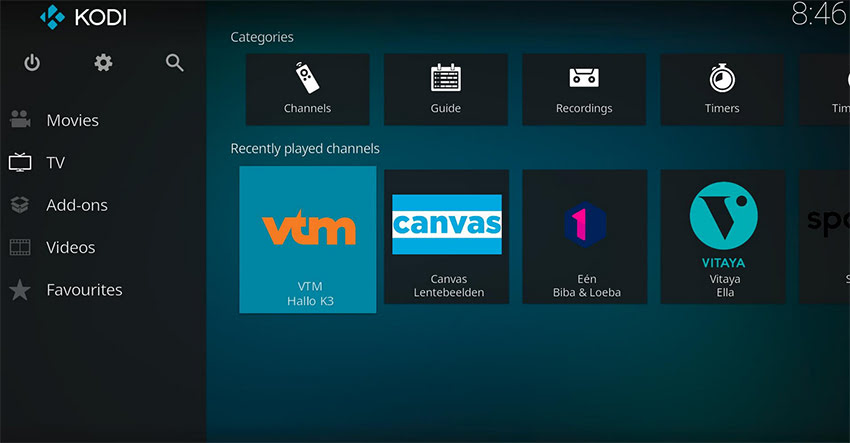 Kodi IPTV Client
